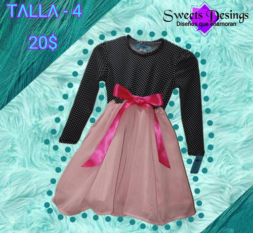 Vestido Para Niña Talla 4