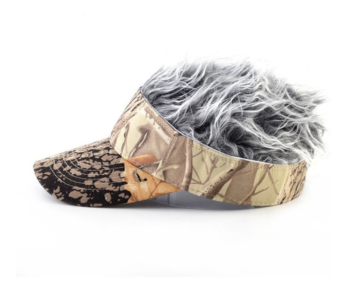 Gorra De Béisbol De Pelo Falso Para Hombre, Visera Exterior