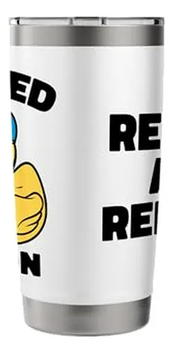 Taza Aislante De Acero Inoxidable Con Pato De Goma Divertido