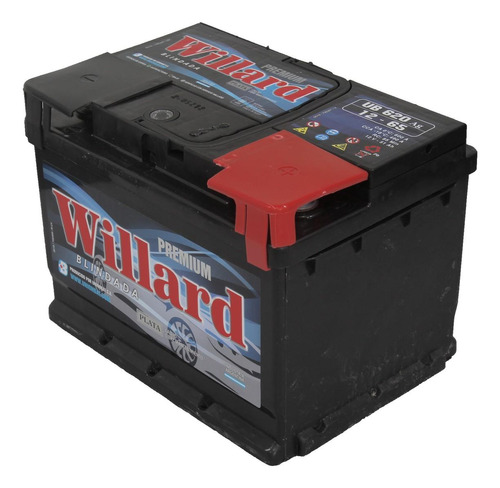 Bateria Para Auto Willard Ub 620 Ag 12x65 Blindada + Derecha