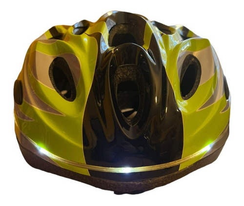 Casco Bicicleta Acolchado/ajustable Con Luz Led. 