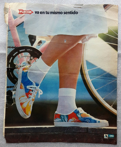 Zapatillas Flecha Publicidad Antigua En Revista Clarín 1985