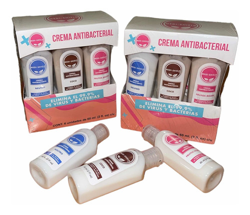 Crema Antibacterial Manos Paquete 12 Piezas Medi-shield