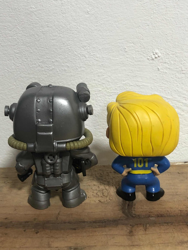 Funko Pop De Vinilo Power Armor Y Vault Boy Fallout