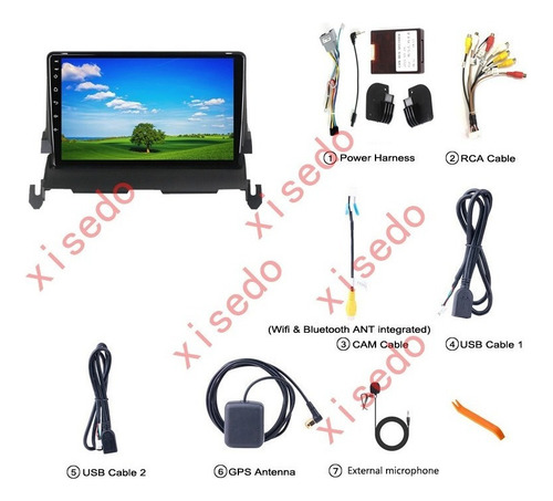 Estéreo Dodge Journey 2009-2010 Android Carplay Bluetooth