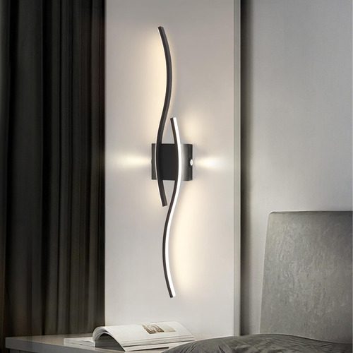 Eidearay Apliques De Pared Led Modernos De 32 Pulgadas, Espe