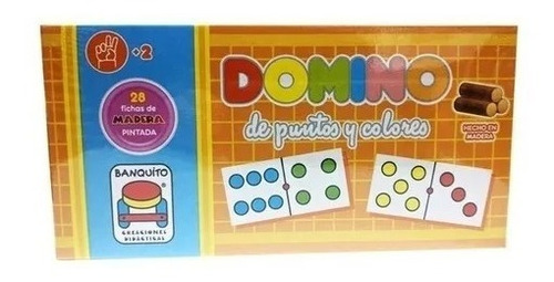 Domino De Puntos Y Colores Banquito A133