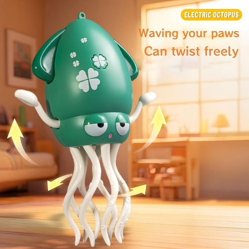 Juguetes Eléctricos Pulpo Y Calamar Bailarines, Dos Modos