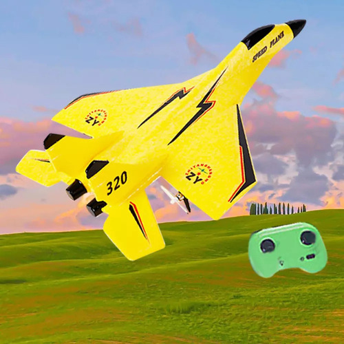 Un Modelo De Avión De Juguete De Caza A Reacción For Juegos