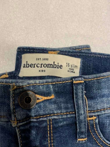 Jean Abercrombie Kids Slim Talle 16
