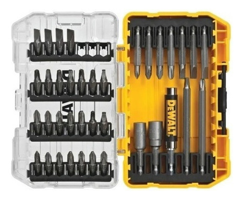 Jogo De Ponta Bits P/ Parafusar 37 Peças Dewalt Dw2163