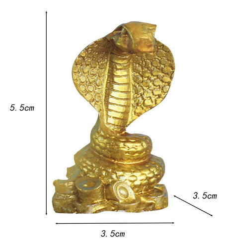 Lingotes Estatua De Serpiente Escultura De Resina Figura
