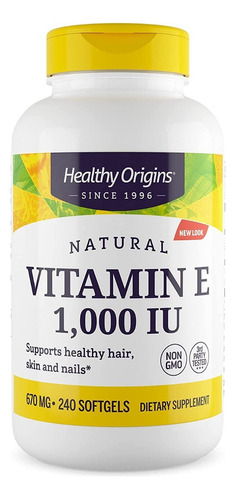 Vitamina E Healthy Origi 240cap - - Unidad a $2115