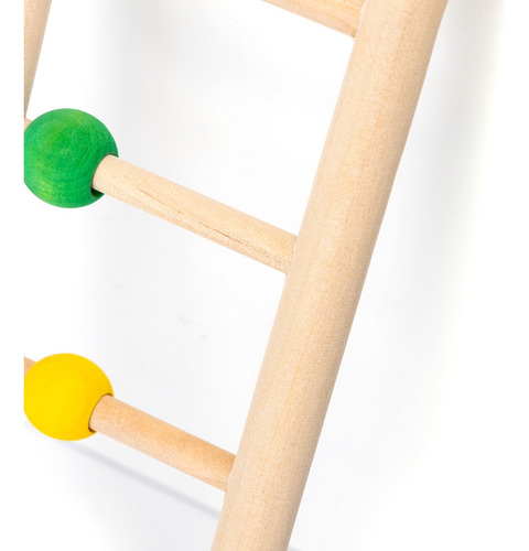 Nobleza Escalera Vertical Para Hamster Y Aves 2-pzs Marrón Claro