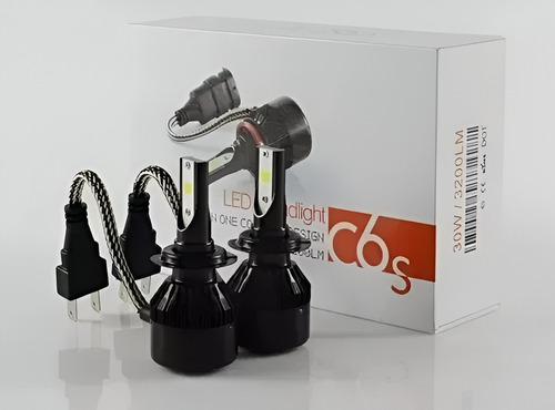 Kit Turbo Led Luces C6s H4 Alta Y Baja Turboled