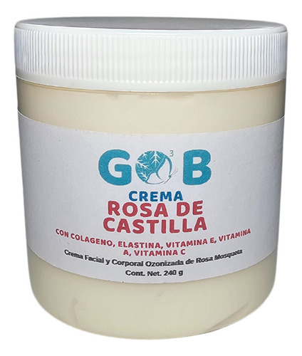 Crema De Rosa De Castilla Ozonizada - Gob - 450 G