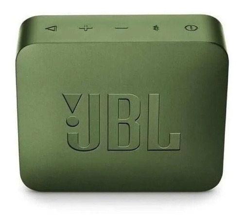 Imagen 3 de 3 de Parlante JBL Go 2 portátil con bluetooth waterproof moss green