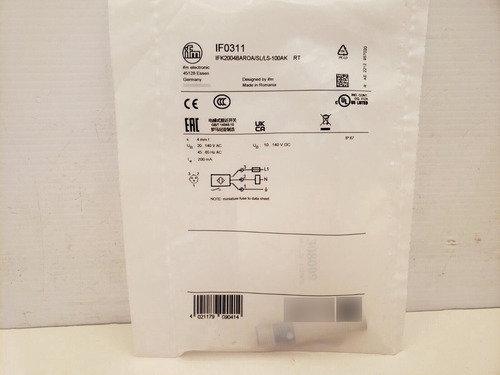 Ifm Electronic Ifk2004baroa/sl/ls-100ak Rt Inductive Sen Bbd