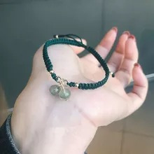 Pulsera Trenzada Con Piedras Naturales Para Mujer, Brazalete