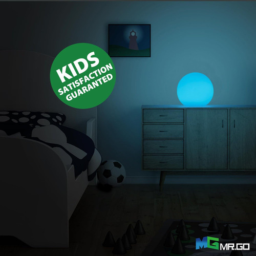 Luz De Esfera Led Cambio De Color Rgb De 6 Pulgadas Con...