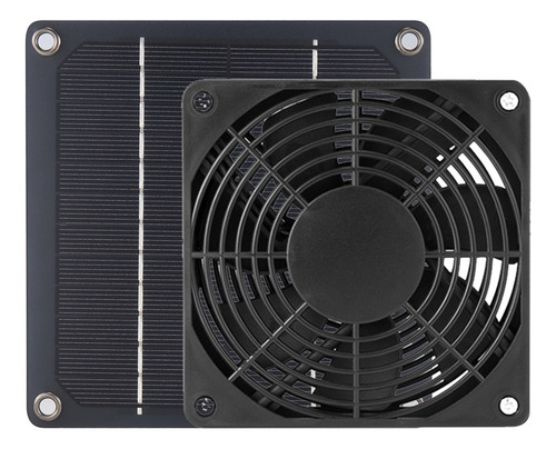 Extractor De Aire Con Panel Solar De 3 W Y 12 V, Ventilador