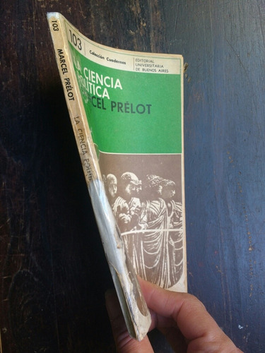 La Ciencia Política Marcel Prelot Eudeba Colección Cuadernos (Usado)