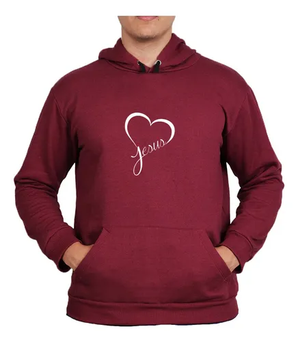 Moletom Jesus Blusa Canguru Feminino Varias Cores MercadoLivre