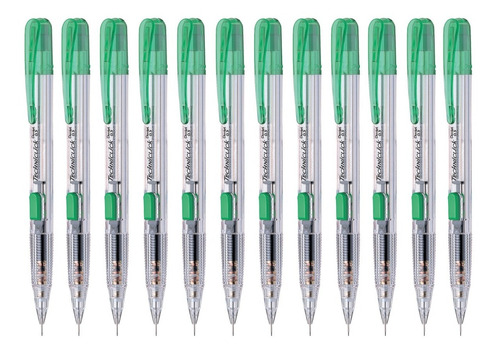 Lapicero Portaminas Pentel Techniclick Pd105t 0.5 Mm 12 Pzas