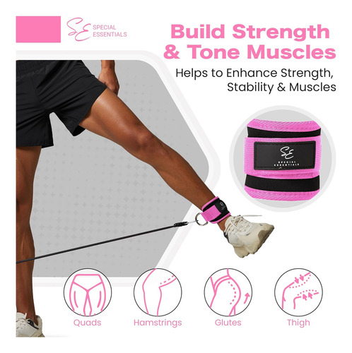 Correas De Tobillo Neopreno Ajustables Para Mujer - Máquina