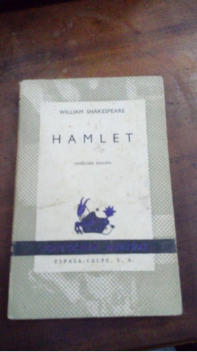 Libro Hamlet  Ed  Espasa Calpe