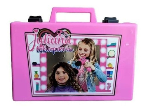Valija Juliana Set Peluqueria Grande Secador Con Accesorios