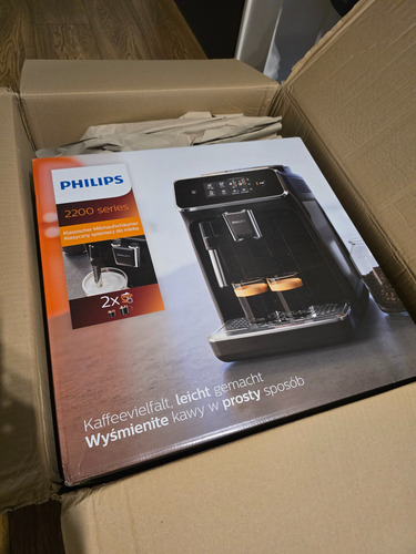 Cafetera Philips Serie 2200 Superautomática Ep2220/10 Negro
