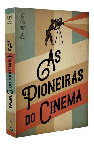 As Pioneiras Do Cinema - Box Com 3 Dvds  Cards  Cinema Mudo