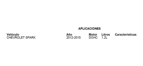 Inyector Para Sistema Multiport (mpi) Spark 2014 1.2