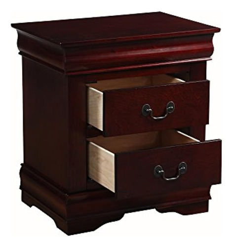 Acme Furniture Louis Philippe 23753 Mesita De Noche, Cerezo