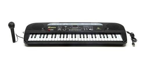 Imagen 2 de 10 de Organo Musical Con 54 Teclas Teclado Lcd Microfono Y Fuente