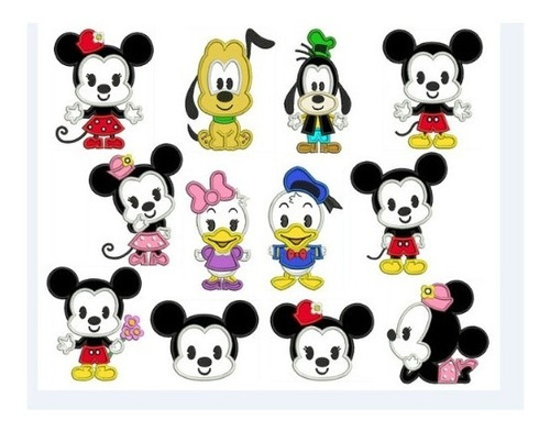 Matrices Para Maquina Bordadoras Minie Mickey Aplique