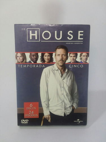 Dvd Dr. House Temporada Cinco 