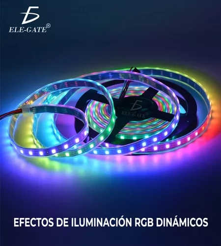 Tira De Luz Led Rgb De Neón Ip65 Flexible Bluetooth De 5m - ELE-GATE