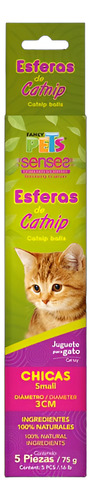 Fancy Pets Juguete Gato Esferas Catnip Ch 5 Pzs
