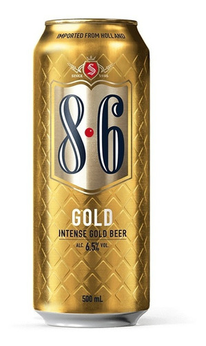 Cerveza Bavaria 8.6 Gold Lata 500ml. - Importada De Holanda