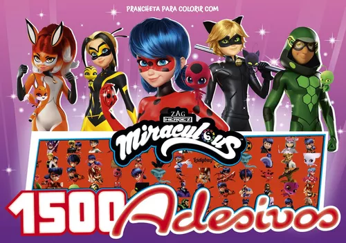 Miraculous Ladybug Prancheta para Colorir