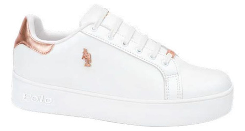 Tenis Casual Urbano Hpc Polo 917 Blanco Original