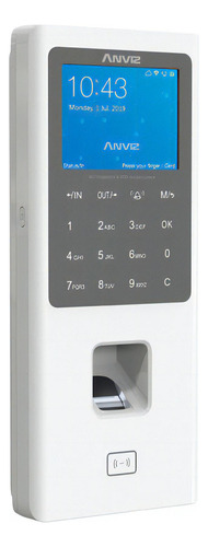 Control De Acceso Y Asistencia Biometrico Anviz Pantalla /vc