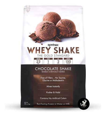 Whey Shake The Gold Standard 5 Lb Syntrax, Proteína