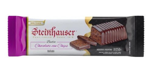 Budin Steinhauser Chocolate Con Chips Bañado 250gr.