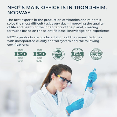 Nfo Multivitamínico Complejo Vitaminas B Alta Dosis Noruega