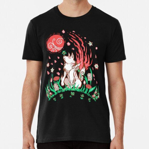 Remera Regalo De Cumpleaños Wolf Blossom Breeze Algodon Prem