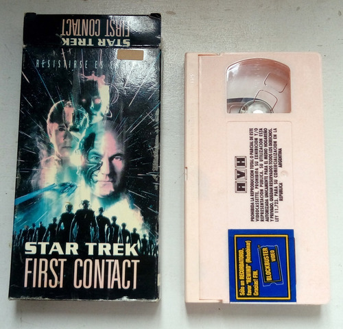 Star Trek First Contact Jonathan Frakes Vhs Arg / Kktus