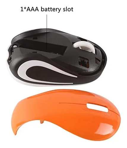 Elec Space Mini Mouse Inalámbrico Pequeño Para Viaje Óptico